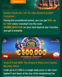 Gomblingo Casino Review Image 2